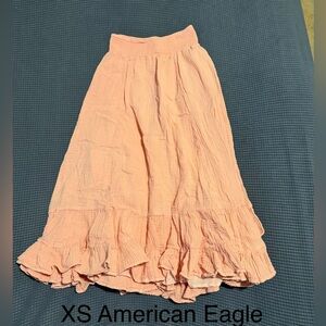 American Eagle Outfitters Coral Maxi Skirt